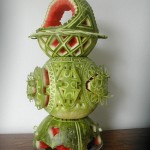 Lantern Watermelon Sculpture