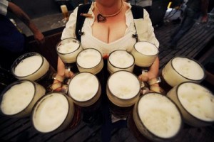 Free beer. And Lederhosen.