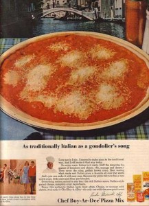 Vintage Pizza Ad