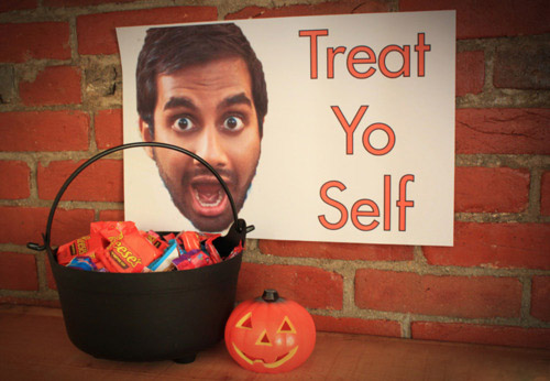 halloween treat yo self tom haverford