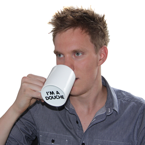 douche coffee mug