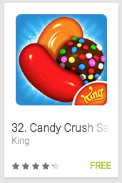 a preview of Candy Crush