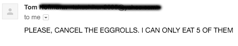 Step up your egg roll game. 24,000 is an appetizer.