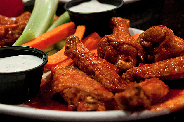  That celery is there to remind you how great wings are. 